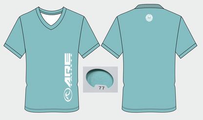 ARE Tahiti Women's Teal Cotton Shirt