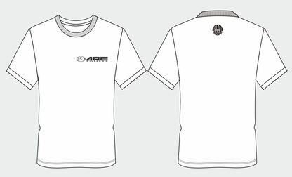 ARE Tahiti Men's White Cotton Shirt - Black Logo