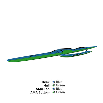 TIMI V1 Va'a Hybrid-Carbon Gloss